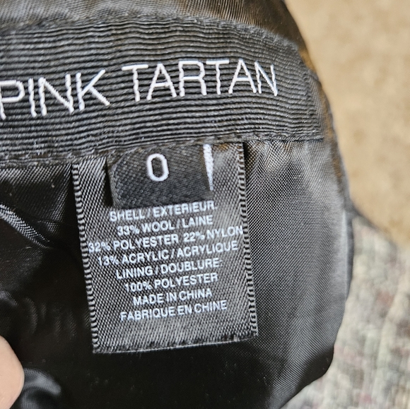 Pink Tartan Tweed Skirt - Picture 6 of 6